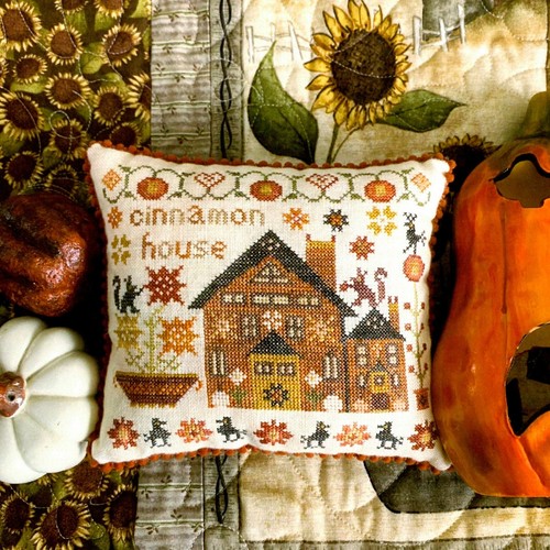 Autumn spicy pumpkins house - autumn,